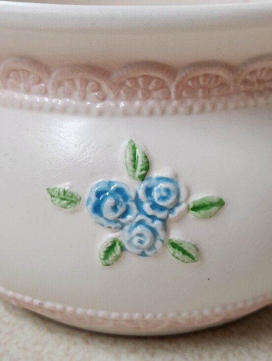 VTG Napco Japan Baby Girl Planter #9100 Pink Nursery Ceramic Baby
